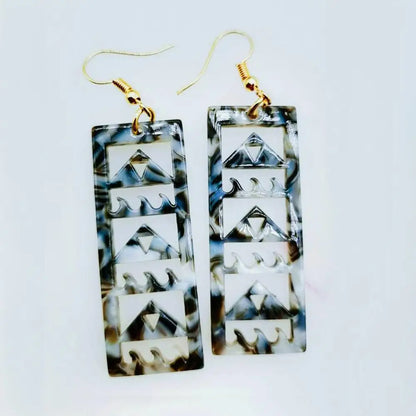 Hawaiian Acrylic Australia Designer Earrings Earring Accessories African Polynesian Jewelry Earring