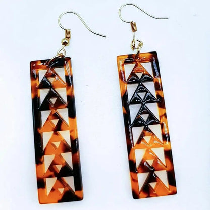 Hawaiian Acrylic Australia Designer Earrings Earring Accessories African Polynesian Jewelry Earring