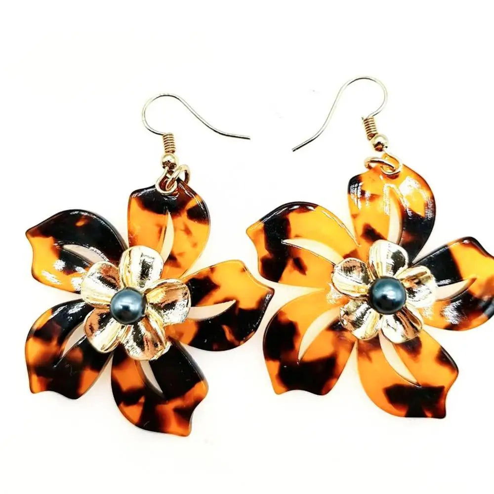 Hawaiian Acrylic Australia Designer Earrings Earring Accessories African Polynesian Jewelry Earring