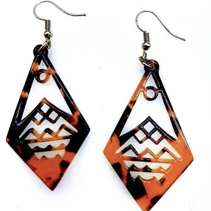 Hawaiian Acrylic Australia Designer Earrings Earring Accessories African Polynesian Jewelry Earring