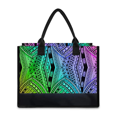 Polynesian Print Elegant Tote Bag