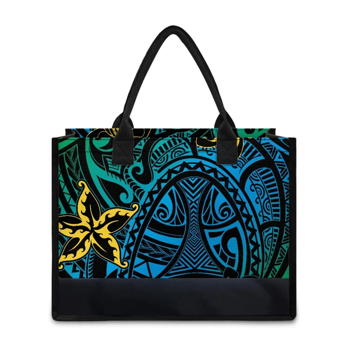 Polynesian Print Elegant Tote Bag