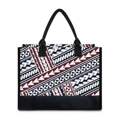 Polynesian Print Elegant Tote Bag