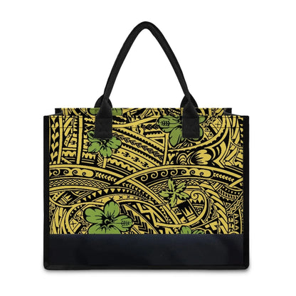 Polynesian Print Elegant Tote Bag