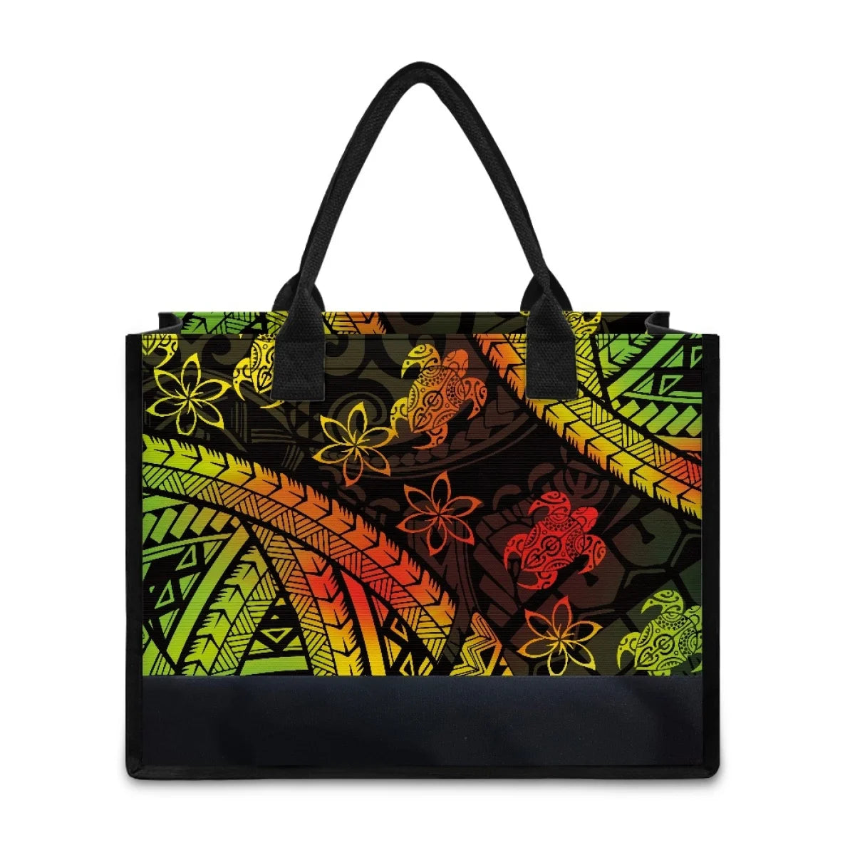 Polynesian Print Elegant Tote Bag